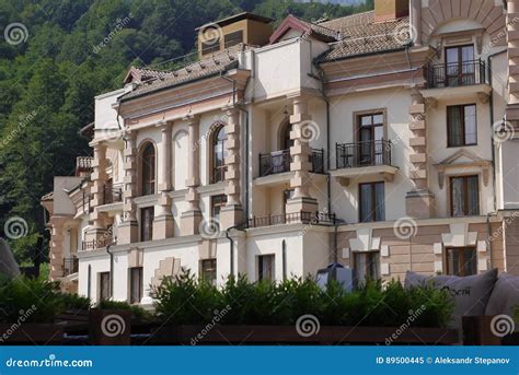 Hotel In Gorky Gorod On The Mountain Slope Sochi Russia Editorial