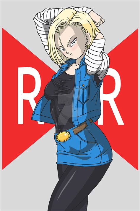 Android 18 By Madcatstudios On Deviantart