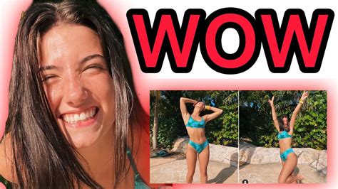 Charli Damelio Does Tiktok Dances In A Bikini Tealand Youtube