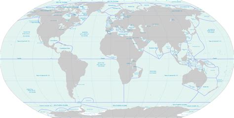 Fileoceans And Seas Boundaries Map Ensvg Wikimedia Commons