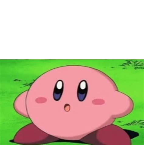 Surprised Kirby Blank Template Imgflip