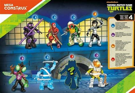 Mega Construx Teenage Mutant Ninja Turtles Series 4 Complete Your