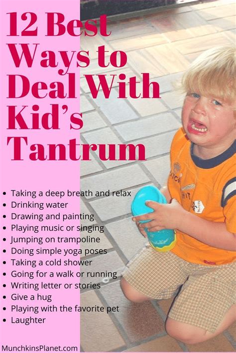 12 Best Ways To Deal With Kids Tantrum Tantrum Kids Parenting Blog