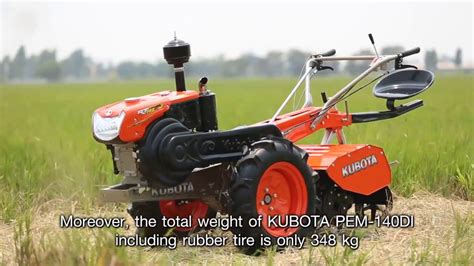 Kubota Pem 140di Power Tiller Video 1 Youtube