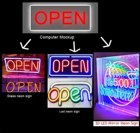 The Different Between Led Neon And Glass Tube Neon Sign Custom Neon Sign