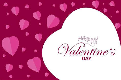 Valentines Day Template Background Illustration Great For Greeting