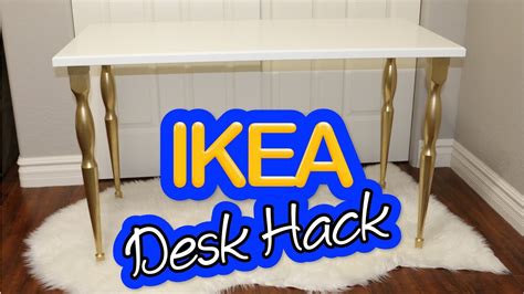 ikea desk hack youtube