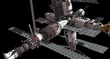 mir space station 3d model