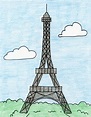 How to Draw the Eiffel Tower · Art Projects for Kids