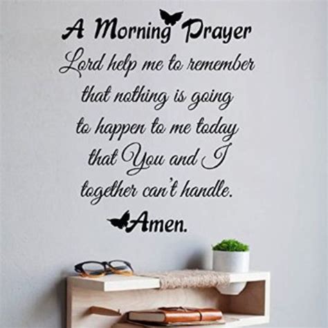 Wall Decals Vinyl Decal Sticker Quote Lord A Morning Prayer Lord Help