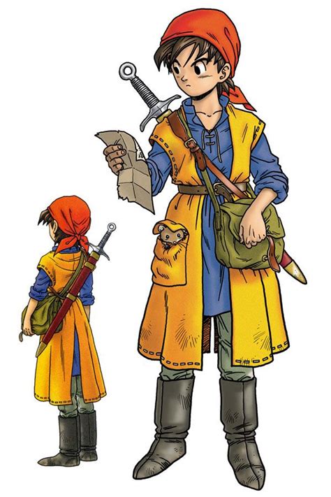 Hero Characters And Art Dragon Quest Viii Dragon Quest Dragon
