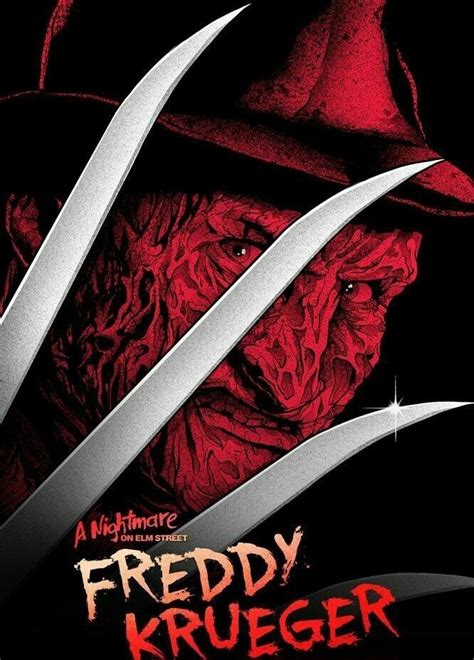 Freddy Krueger A Nightmare On Elm Street Movie Poster Freddy
