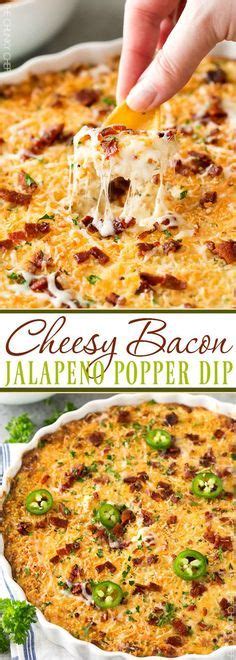 Cheesy Bacon Jalapeno Popper Dip Recipe Recipes Appetizer Recipes