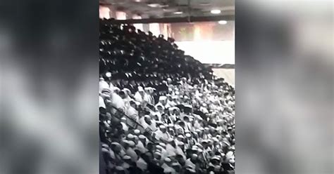 Watch Bleachers Collapse During Jewish Festival In West Bank Synagogue