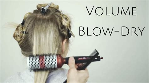 Volume Blow Dry On Long Hair How To Do A Curly Blowdry And Create Big