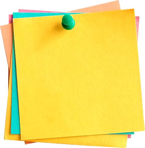 Blank Post It Note Png Transparent Onlygfx Com