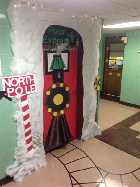 Polar Express Holidaychristmaswinter Door Decoration At School