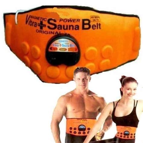 Buy Original Sauna Belt 3 In 1 Magnetic Vibra Sauna Slimming Belt