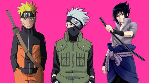 Download Young Naruto Sasuke And Kakashi Mentors Of The Hidden Leaf