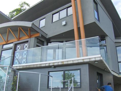 Outdoor glass railings from nw aluminum. Glass Railings - Contemporary - Exterior - vancouver - by ...