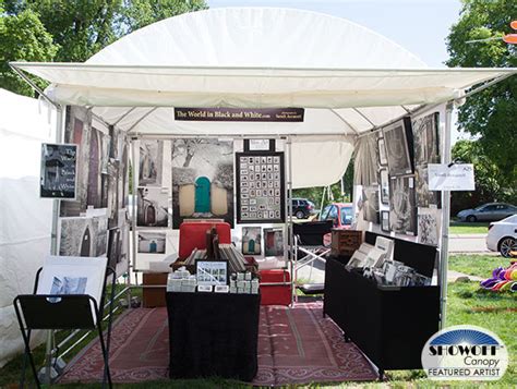 Our domed top creates a customer. SHOWOFF Canopy Featured Artist: Sandi Accuosti