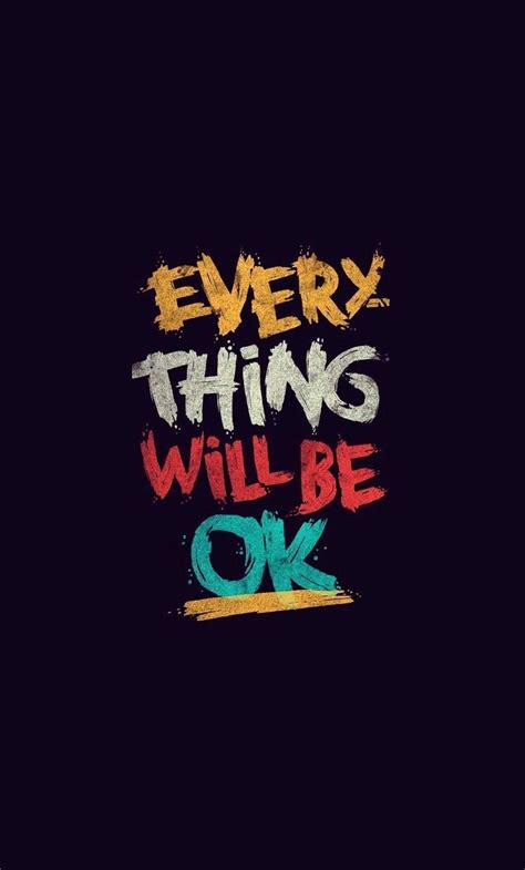 1280x2120 Everything will be OK iPhone 6 plus Wallpaper, HD ...