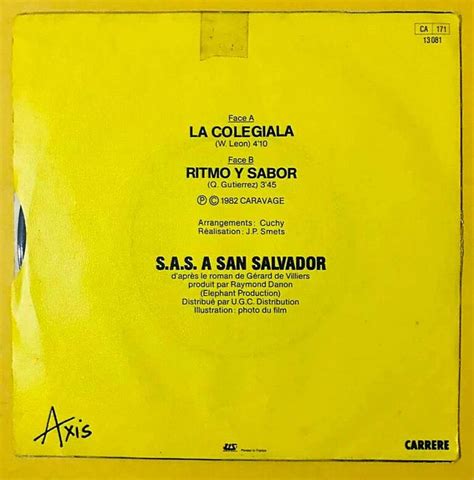 Son Caribe Sas A San Salvador Soundtrack La Colegiala Berk Plak