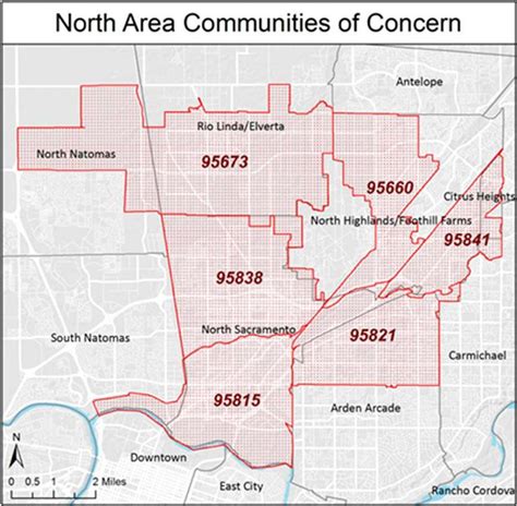 Sacramento County Map With Zip Codes