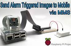raspberry pi system mms sms alarm surveillance cctvcamerapros