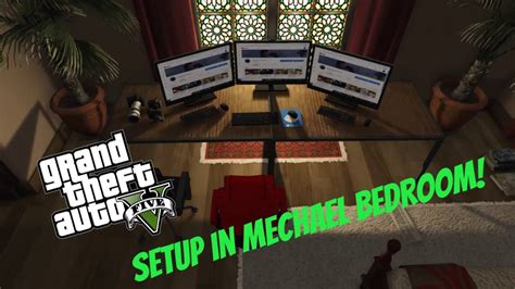 Gta 5 Setup In Michael Bedroom Rockstar Editor Youtube