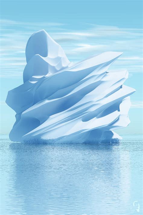 Iceberg Digital Art By Matthew Lindley Fine Art America