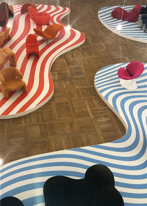 India Mahdavi Sets Centre Pompidous Design Collections In A Striped