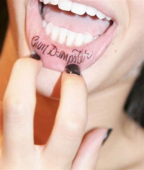 Tattoos Thechive Classy Tattoos Inner Lip Tattoo Lip Tattoos