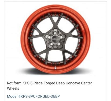 Vivid Racing Rotiform Kps 3 Piece Forged Deep Concave Center