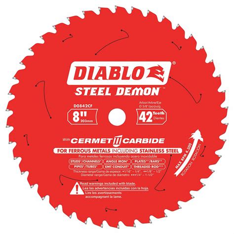 Diablo Circular Saw Blade Ferrous Metals Stainless Steel Steel