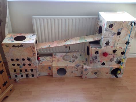 I Created This As A Playhouse For My Cat Its Made Out Of Old