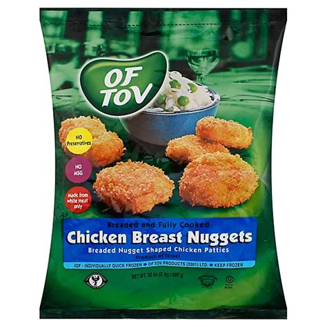 Of Tov Chicken Nugget Individually Quick Frozen 32 Oz Vons
