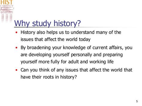 Why Study History Ppt