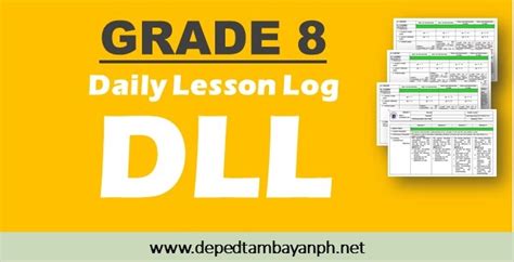 New GRADE 8 2nd Quarter Daily Lesson Log DLL SY 2019 2020 Deped 16758