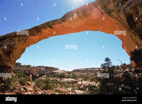 Natural Bridges National Monument In Utah Stock Photo Alamy