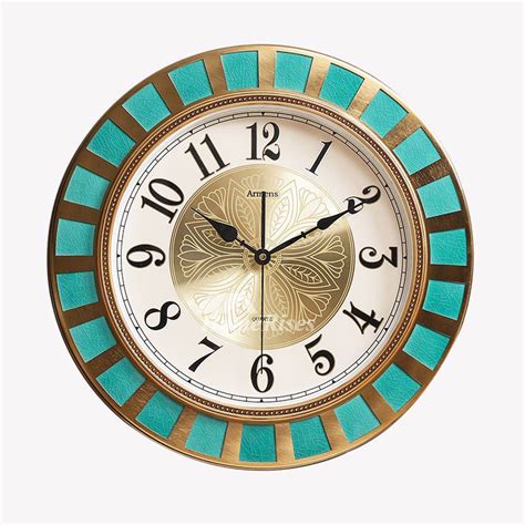 Bjerg instruments modern wall clock. Decorative Wall Clocks Modern Luxury Metal Brass Personalized Bedroom
