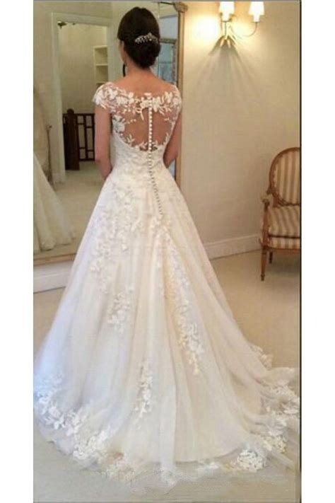 Top 60 most popular wedding dresses 2019. A-Line Lace Wedding Dresses Bridal Gowns 3030270 in 2020 ...