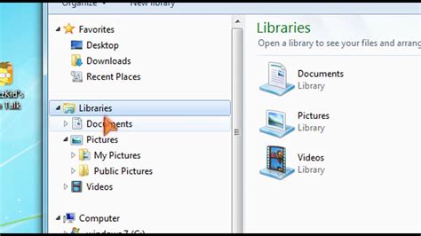 I have also put it on my install a new computer. Windows 7 Tutorial - How to restore missing library ...