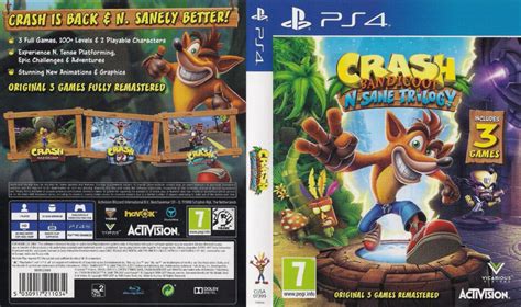 Crash Bandicoot N Sane Game Ps4 Trilogy