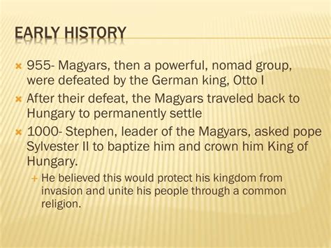 Ppt History Of The Magyars Powerpoint Presentation Free Download