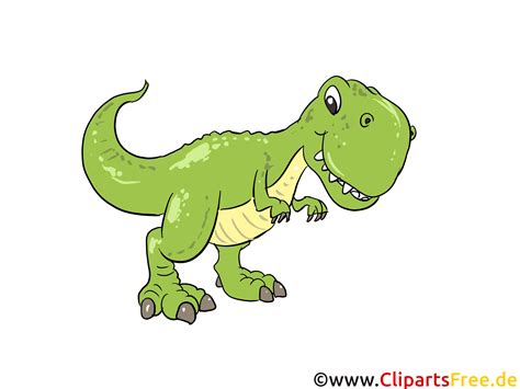 Tyrannosaurus Rex Clipart Image Cartoon Comic Illustration Free