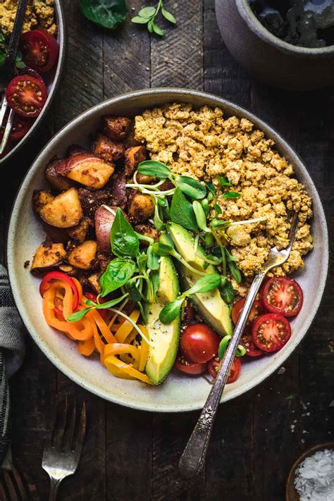 High Protein Vegan Breakfast Bowl Gluten Free Crowded Kitchen