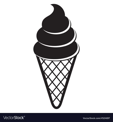 Use this cute little sundae on any birthday card. Ice cream icon Royalty Free Vector Image - VectorStock
