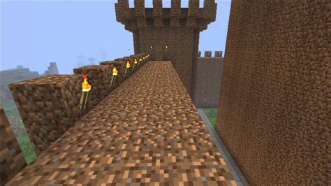 Minecraft Dirt Castle Youtube