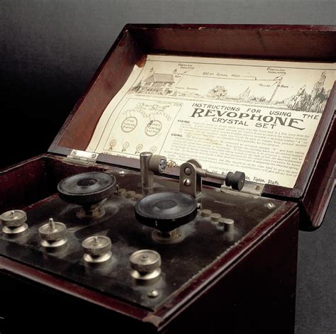 Revophone Crystal Radio Photograph By Natural History Museum London